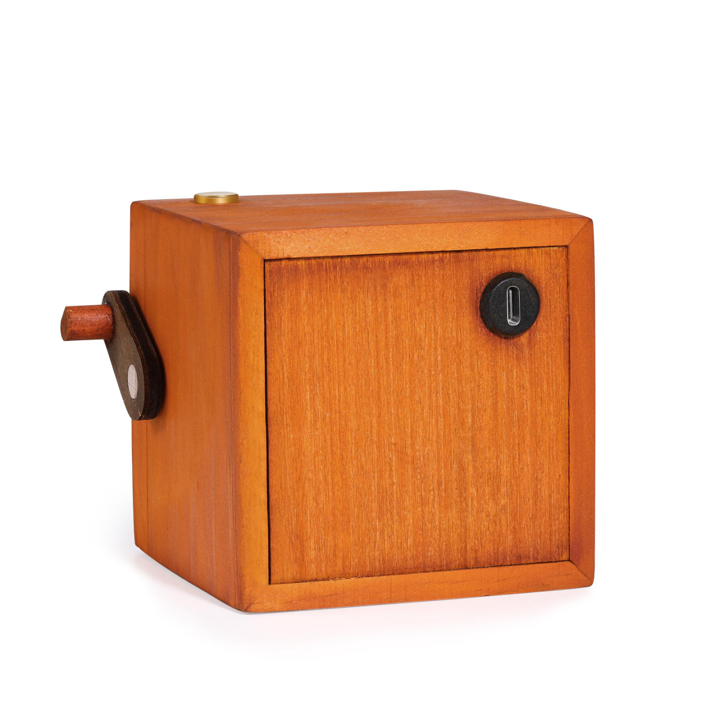 Personalisierte 8 Fotos Fotoalbum mit Handkurbel, Mini-Fotoalbum aus Holz für Paare, Frauen, Männer, Familie, Valentinstag, Geburtstag