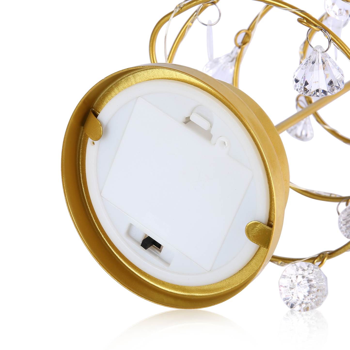 Personalisierte Baum-Kristalllampe mit Namen – LED-Nachtlicht mit warmem Licht und Acryl-Herzanhängern