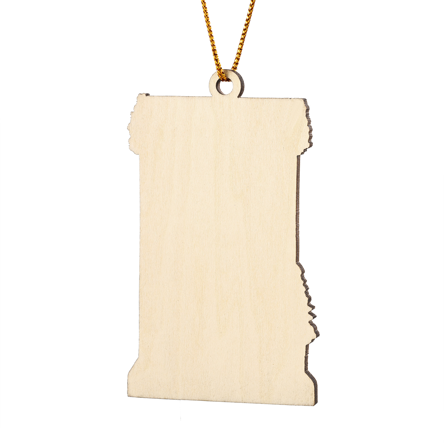 Holz Weihnachtsornament-Personalisierte 2-6 Namen & Text & Jahr Familie vor weihnachtlich geschmückter Haustür Weihnachts-Anhänger