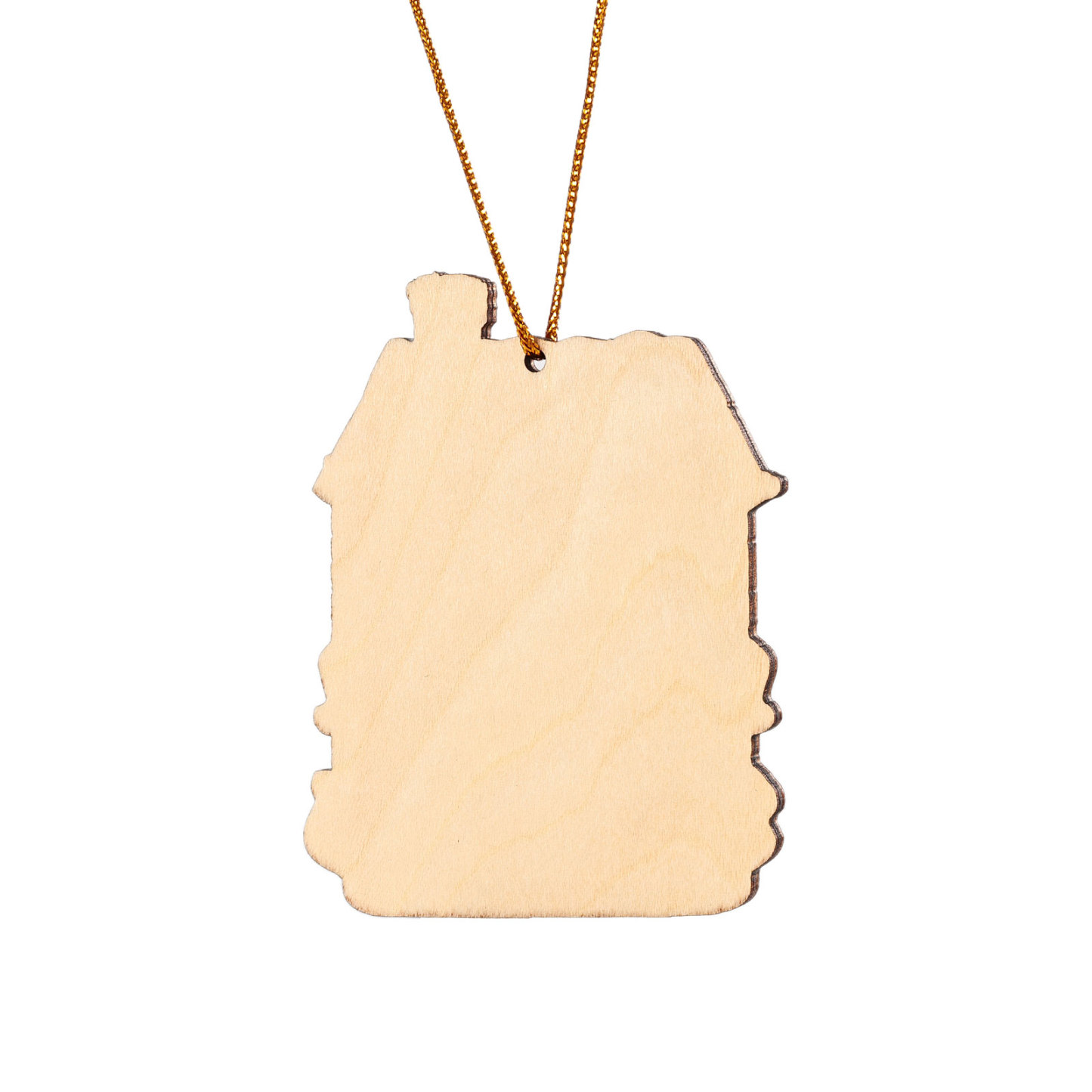 Holz Weihnachtsornament-Personalisierte 2-6 Namen & Text Familien-Weihnachtshaus-Dekoration Weihnachtsanhänger