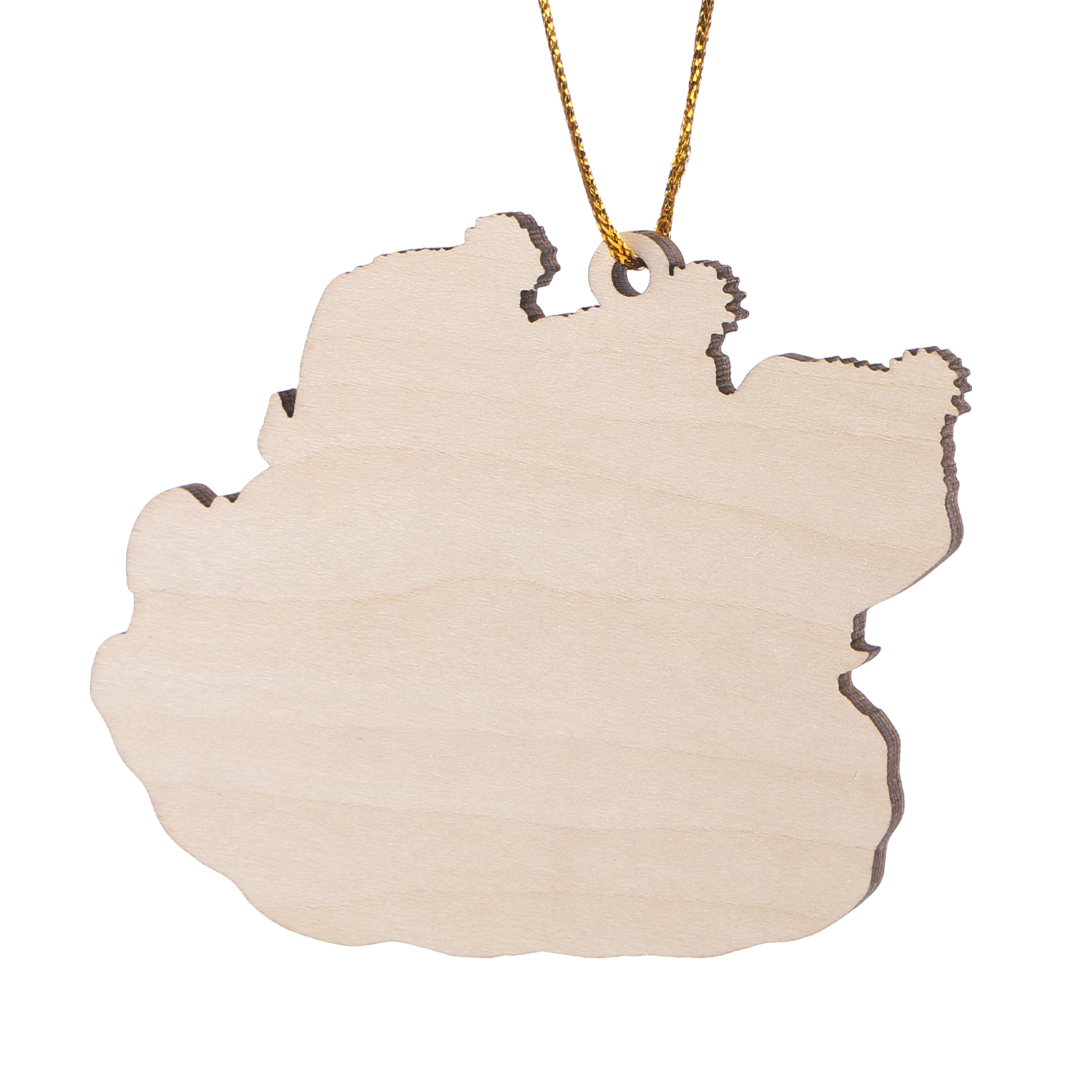 Holz Weihnachtsornament-Personalisierter Text & 2-6 Namen & Jahr niedliche Pinguin auf dem Schlitten Weihnachtsbaum-Anhänger