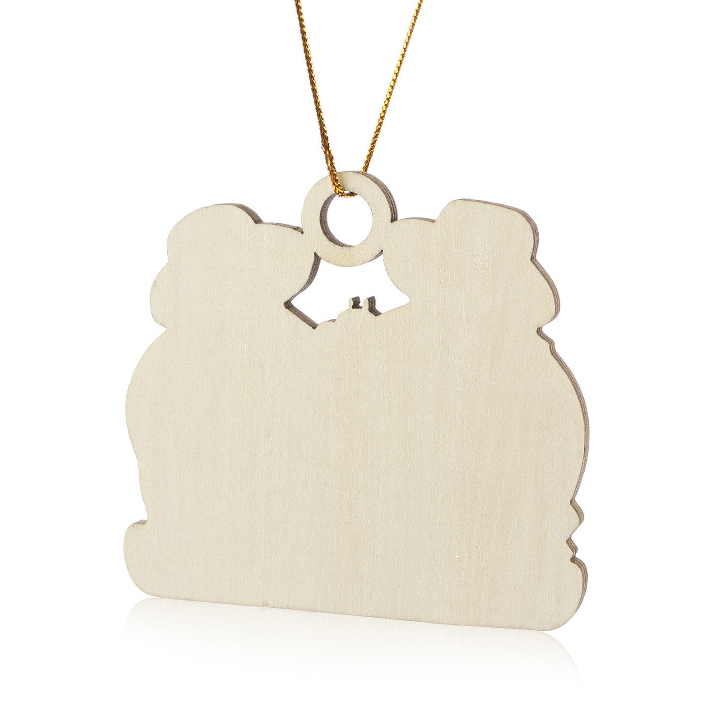 Holz Personalisierter 2-6 Namen & Text Weihnachtsornament – Lustiger Familien-Holzanhänger