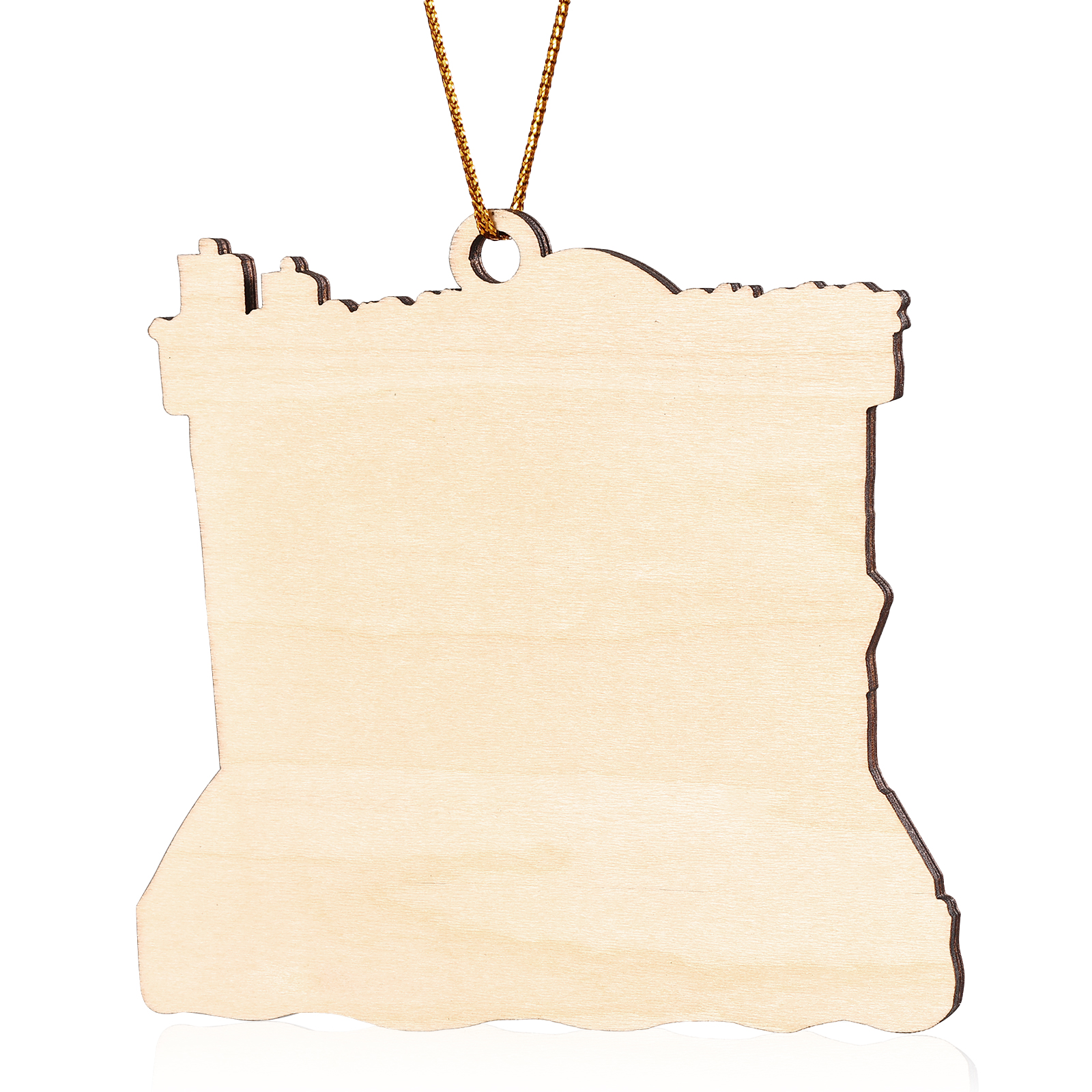 Holz Personalisierter 3-6 Namen Weihnachtsornament – Familie Weihnachtsbaum-Holzanhänger