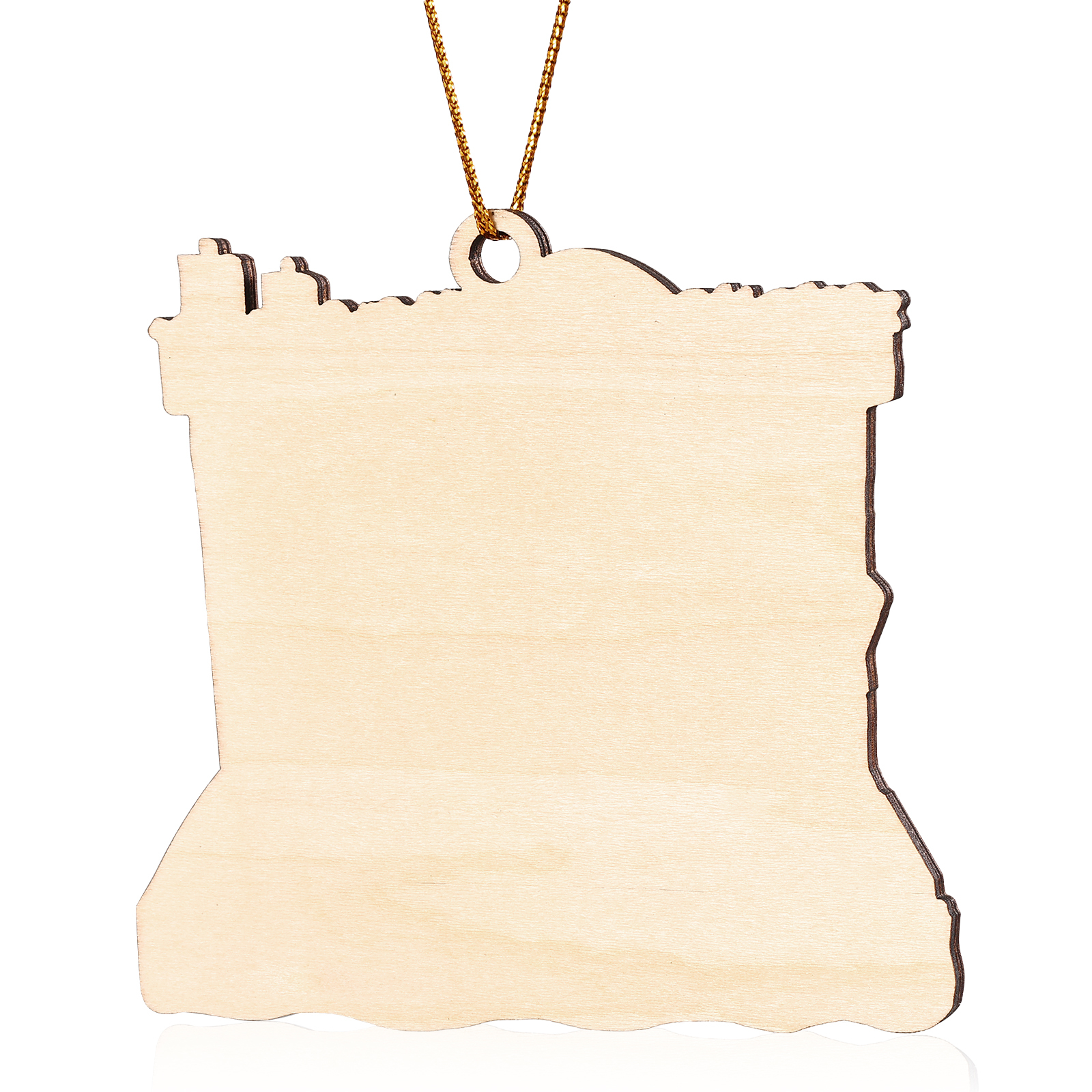 Holz Personalisierter 3-6 Namen Weihnachtsornament – Familie Weihnachtsbaum-Holzanhänger