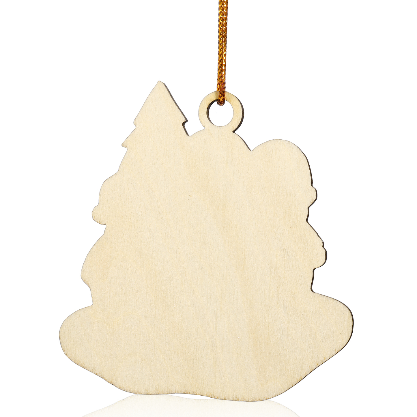 Holz Personalisierter 3-5 Namen & Text Weihnachtsornament – Schneemann-Familie Holzanhänger