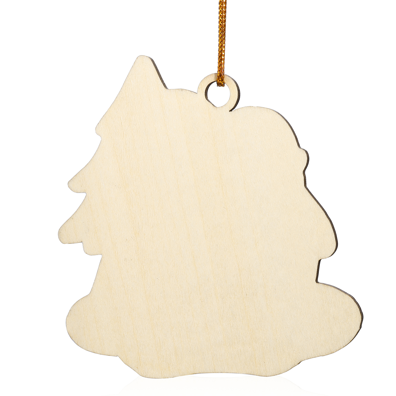Holz Personalisierter 3-5 Namen & Text Weihnachtsornament – Schneemann-Familie Holzanhänger