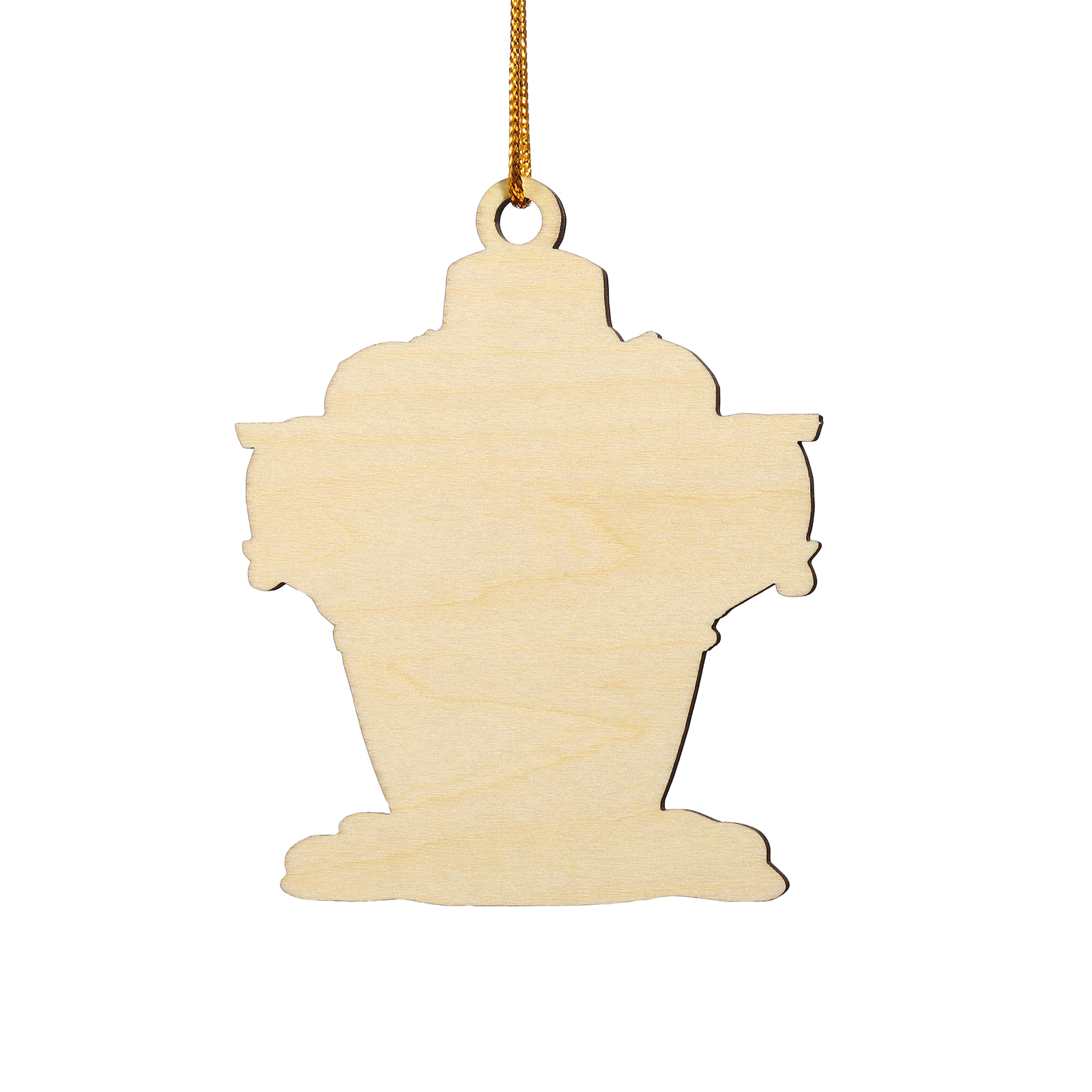 Personalisierter 3-5 Namen & Text Weihnachtsornament – Holzanhänger mit Schiffsmotiv