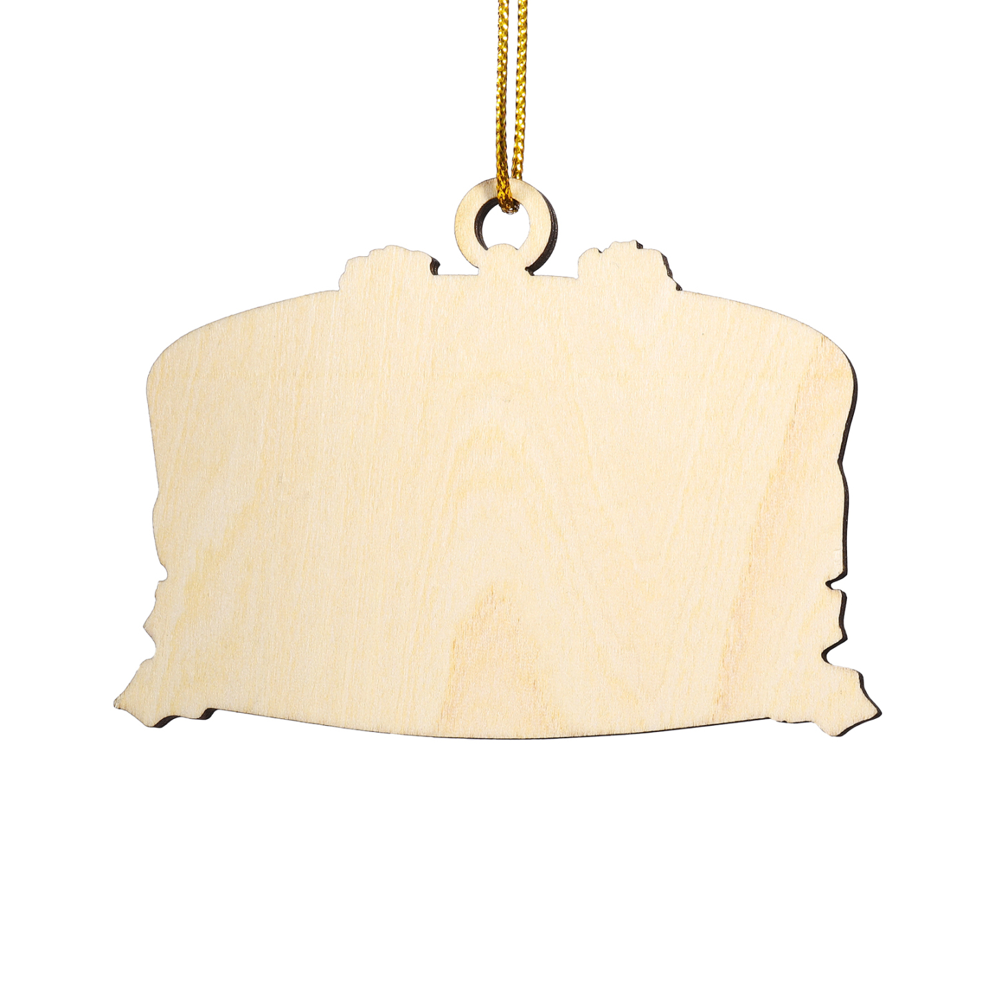 Personalisierter 2-6 Namen & Text Weihnachtsornament – Holzanhänger im Whirlpool Design