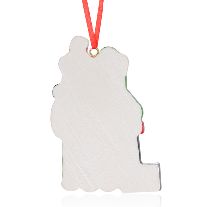 Harz Weihnachtsornament-Personalisierter 2-5 Namen & Text & Jahr Schneeschaufelteam Weihnachtsbaum Anhänger mit 2-5 Familienmitgliedern