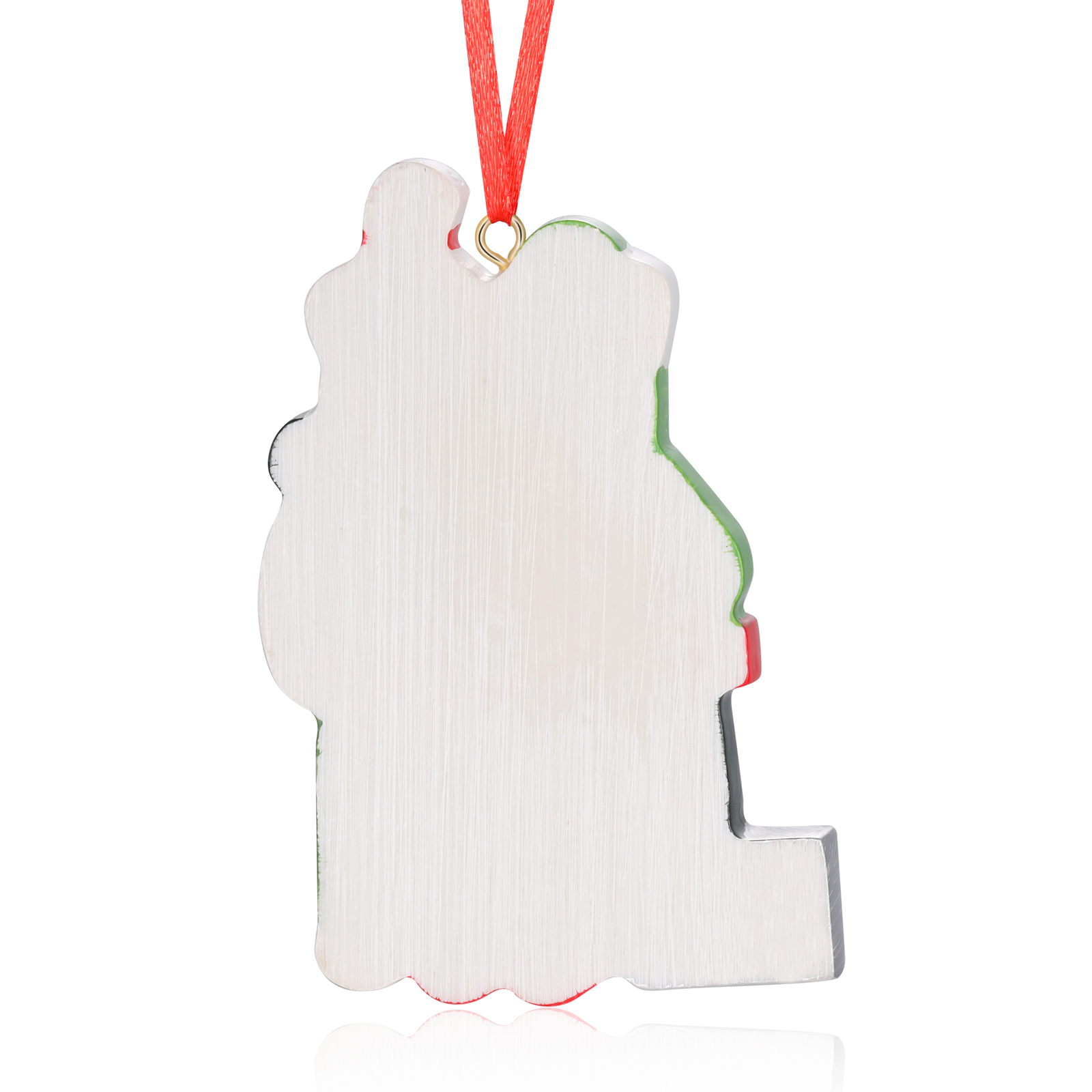 Harz Weihnachtsornament-Personalisierter 2-5 Namen & Text & Jahr Schneeschaufelteam Weihnachtsbaum Anhänger mit 2-5 Familienmitgliedern