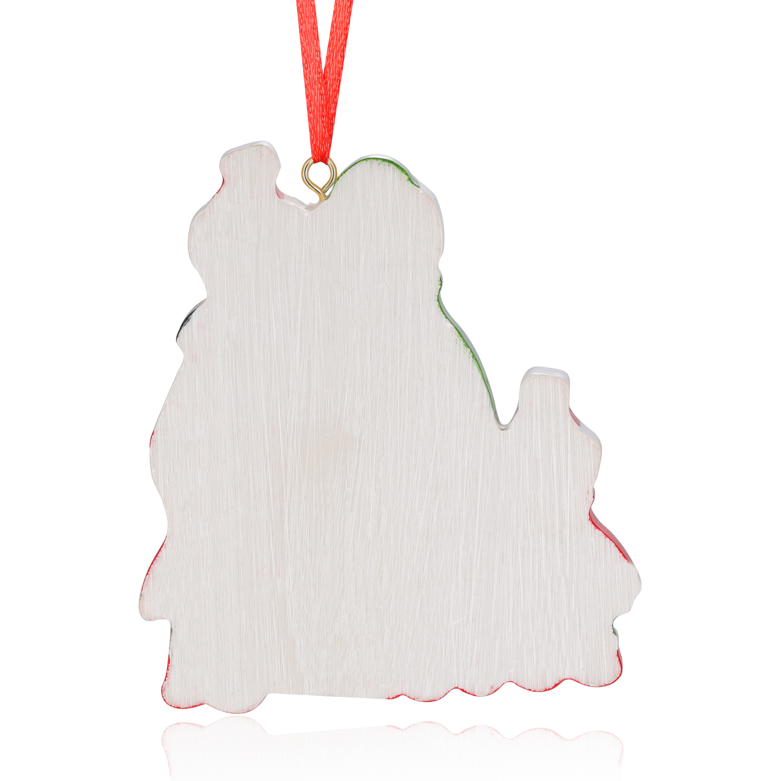 Harz Weihnachtsornament-Personalisierter 2-5 Namen & Text & Jahr Schneeschaufelteam Weihnachtsbaum Anhänger mit 2-5 Familienmitgliedern