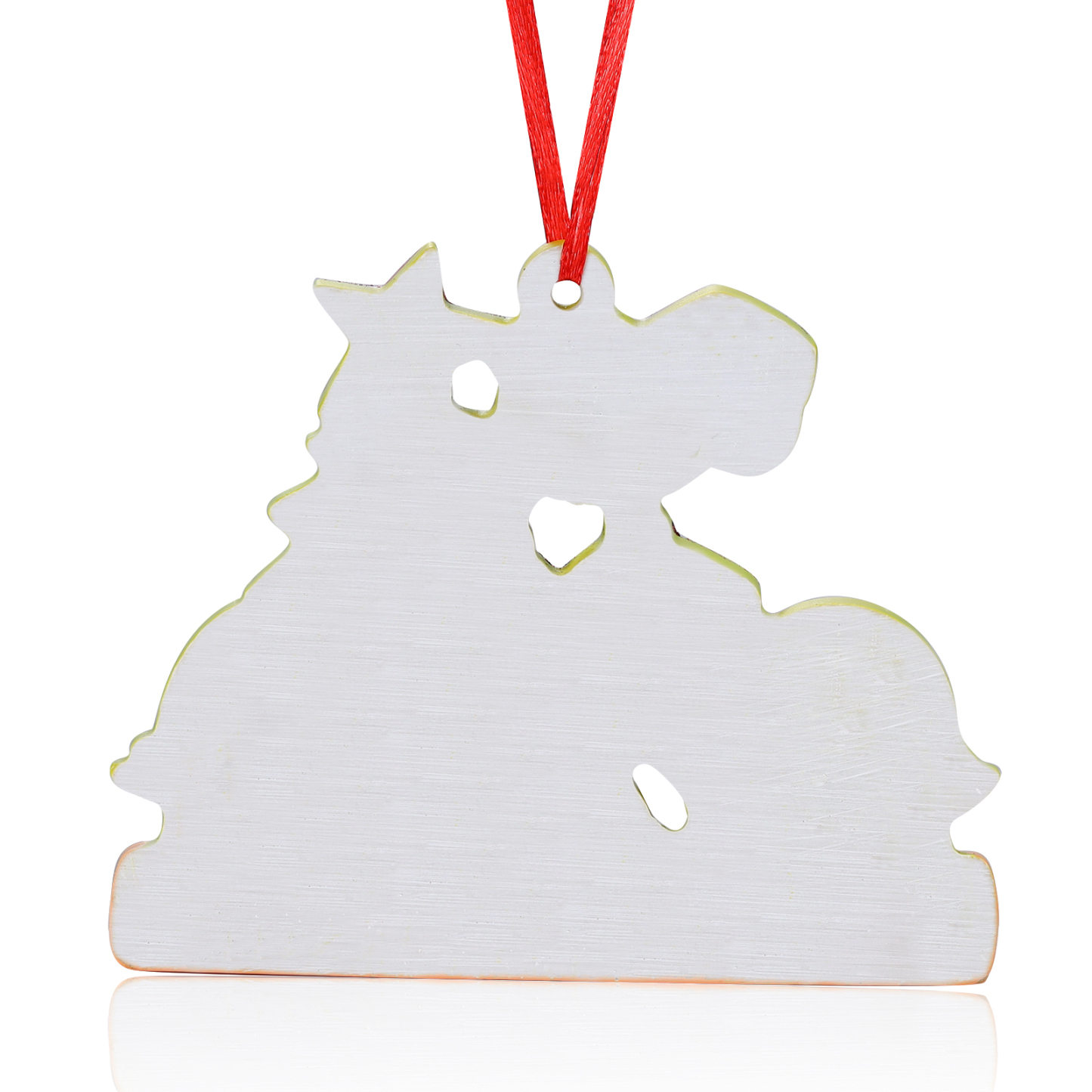 Personalisierter 2-6 Namen & Jahr Weihnachtsornament – Schildkröten Harz Anhänger