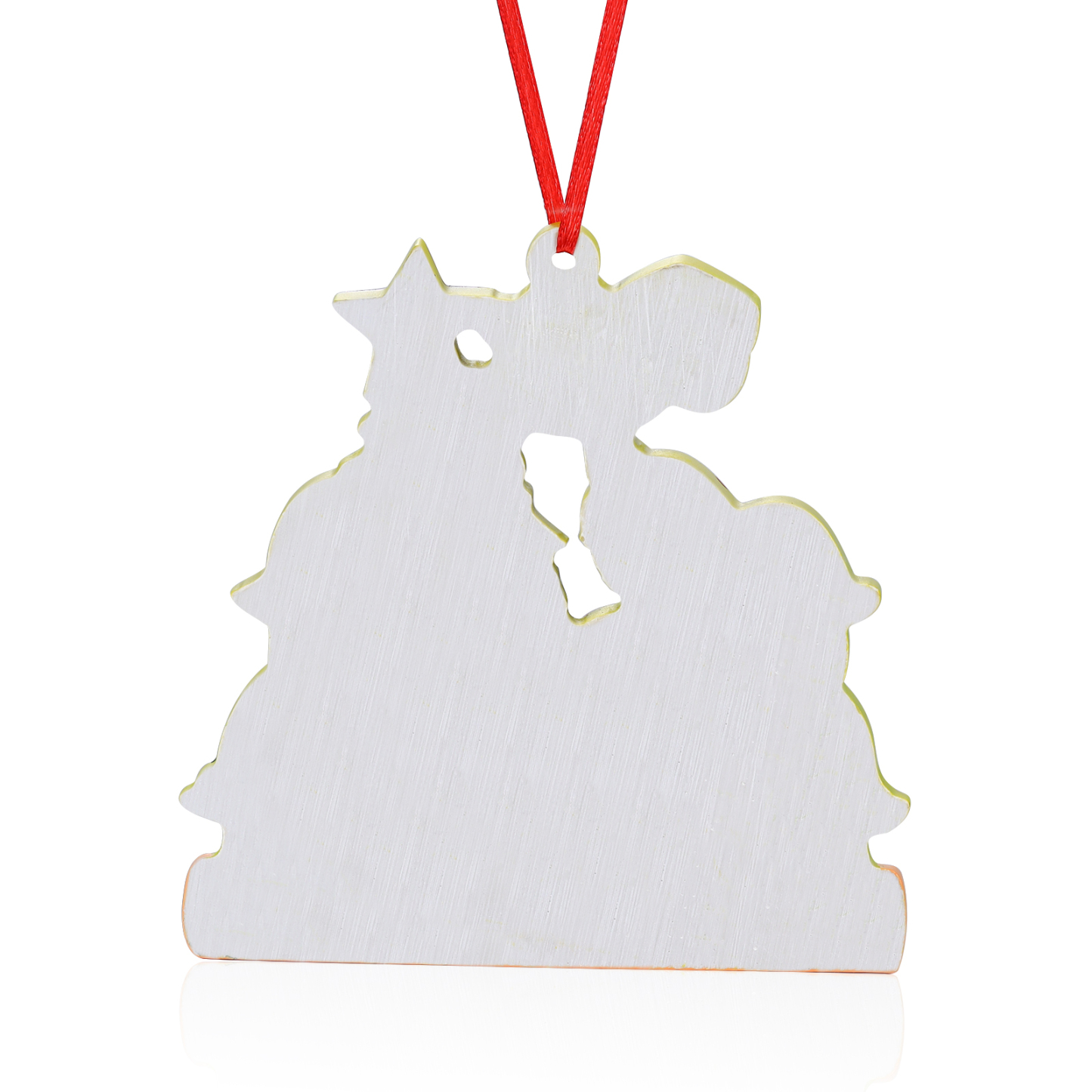 Personalisierter 2-6 Namen & Jahr Weihnachtsornament – Schildkröten Harz Anhänger