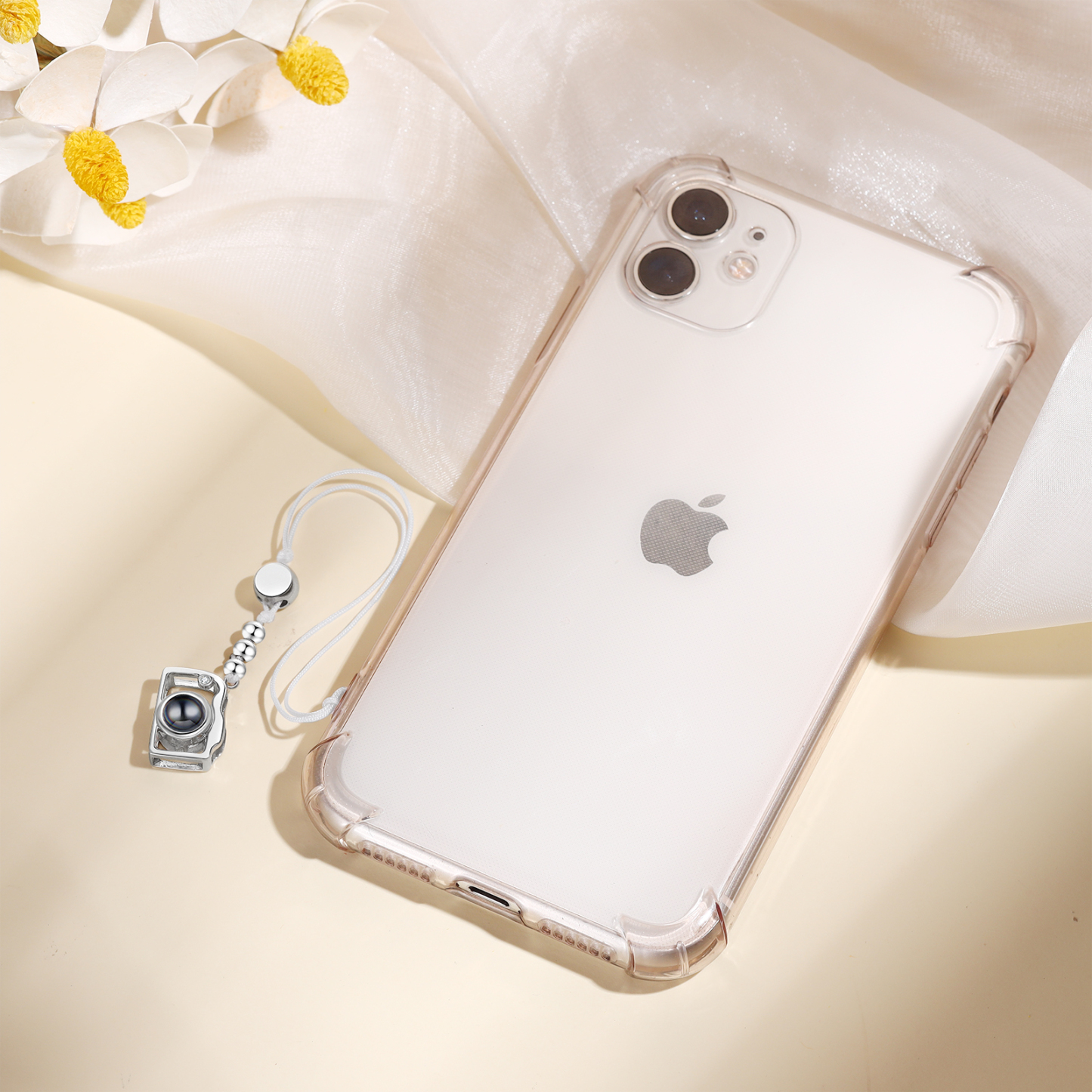Personalisierter mit Foto Projektion Handy-Anhänger – Persönliche Erinnerungen immer dabei