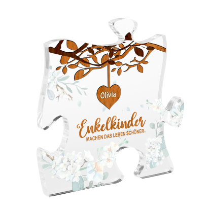 Acryl-Deko Personalisierte mit 1 Name Schreibtischdekoration für Großmutter/Oma