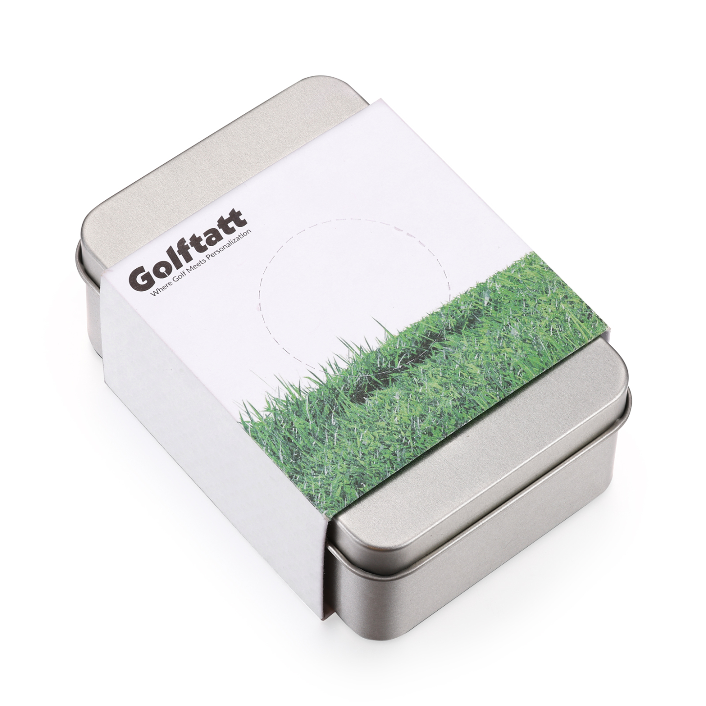 Personalisierter Golfball-Stempel aus Walnussholz Individueller Logostempel