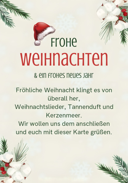 Frohe Weihnachten Weihnachtskarten