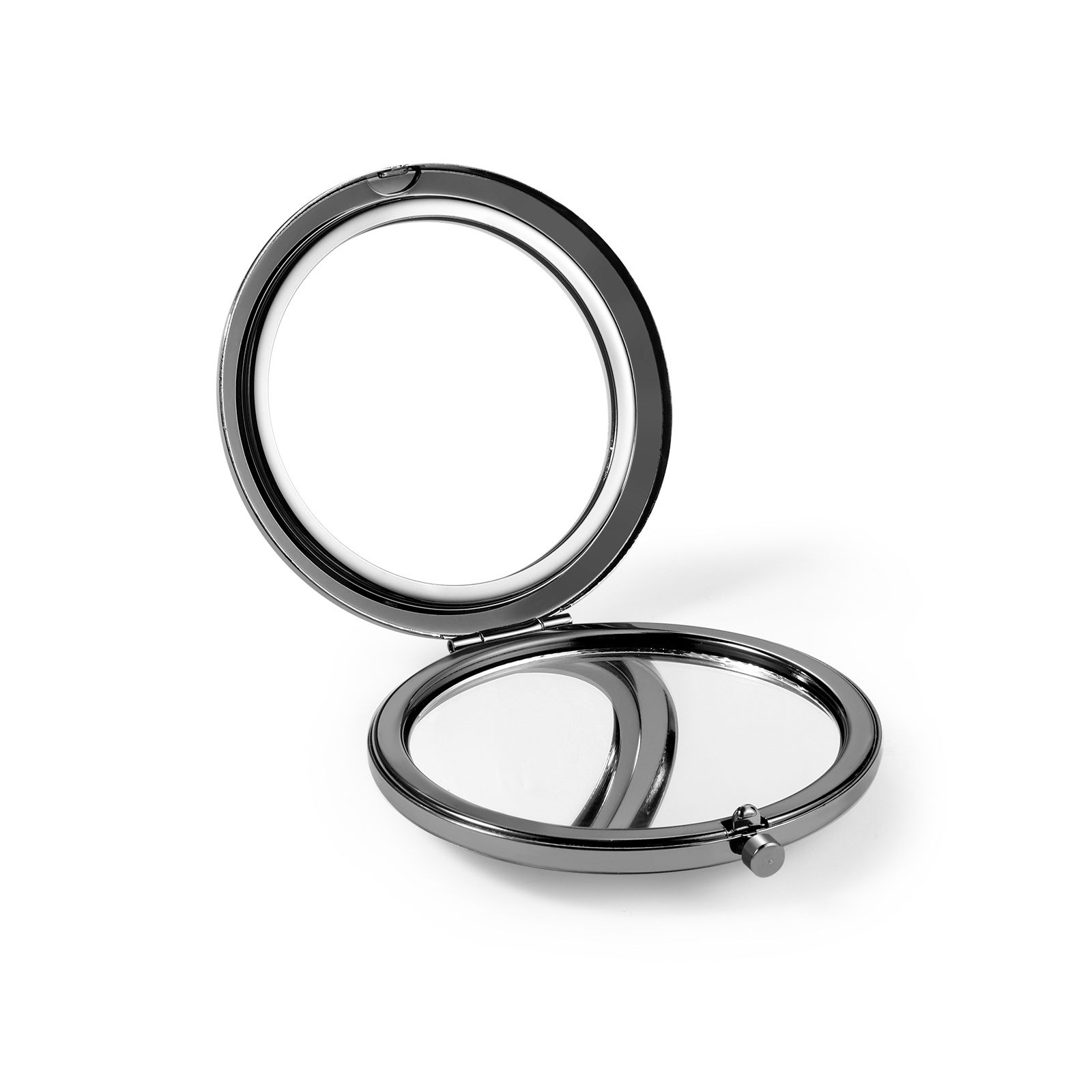 Personalisierter 1 Name & Geburtsblume Kosmetikspiegel in vier Farben erhältlich – Eleganter Begleiter für unterwegs