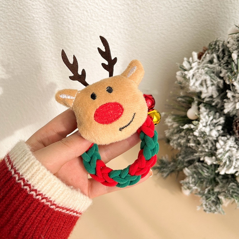 Weihnachts-Haargummis Set – Festliche Haaraccessoires für die Feiertage