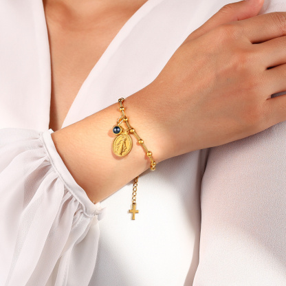 Jungfrau Maria personalisiertes Foto-Projektionsarmband