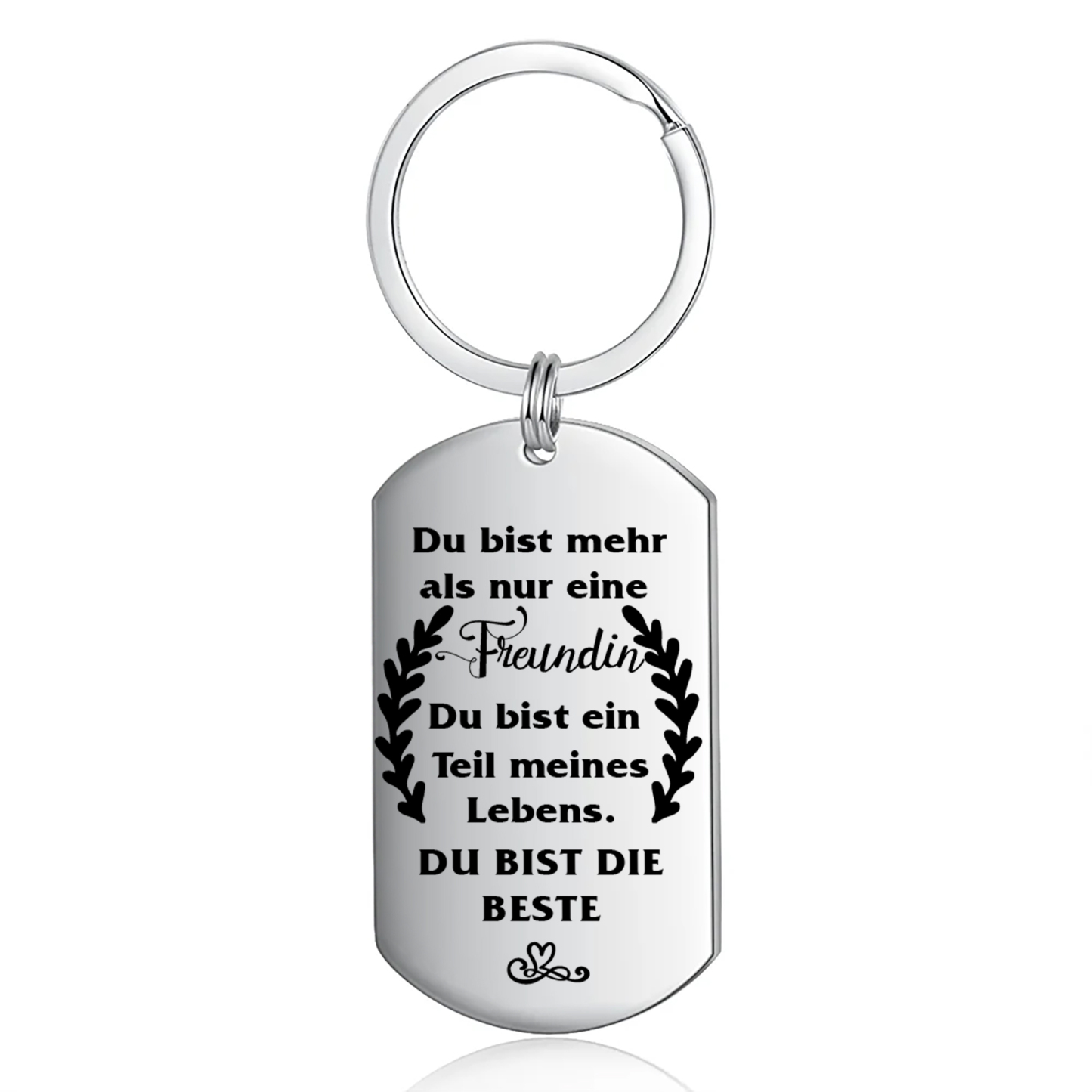 Personalisierter Text Herzform Kerzenhalter & Foto Schlüsselanhänger & Kerze & Karte & Box Freundschaft Geschenkbox Set für Beste Freundin