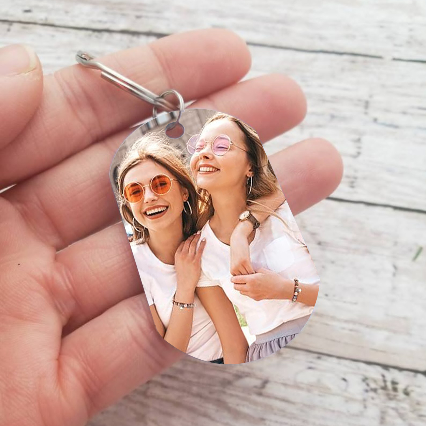 Personalisierter Schlüsselanhänger für die besondere Schwesternliebe