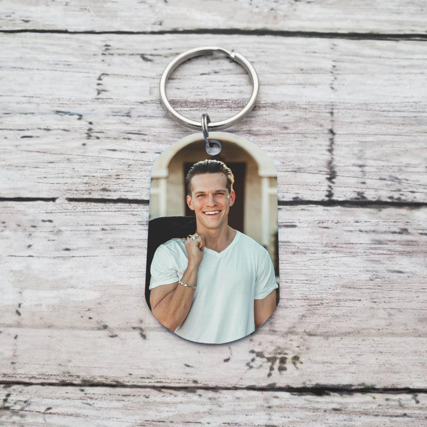 Personalisierter Schlüsselanhänger – Ein humorvolles Geschenk für Papa mit Foto