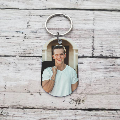 Personalisierter Schlüsselanhänger – Ein humorvolles Geschenk für Papa mit Foto