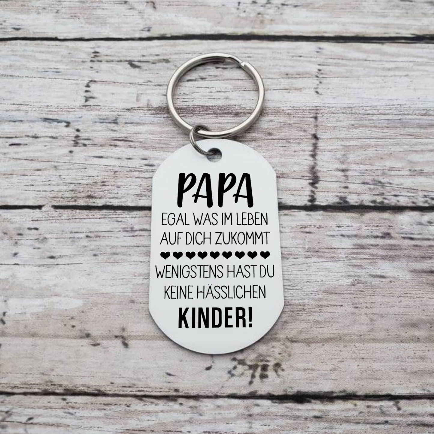Personalisierter Schlüsselanhänger – Ein humorvolles Geschenk für Papa mit Foto