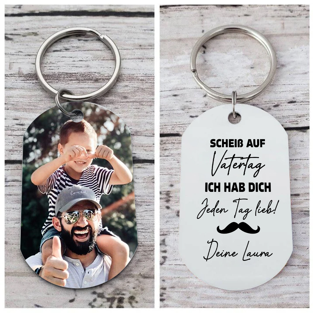 Kettenmachen Personalisierbarer Foto & Name Schlüsselanhänger-Ich hab dich so lieb Mama-Geschenk für Mutter 16.99