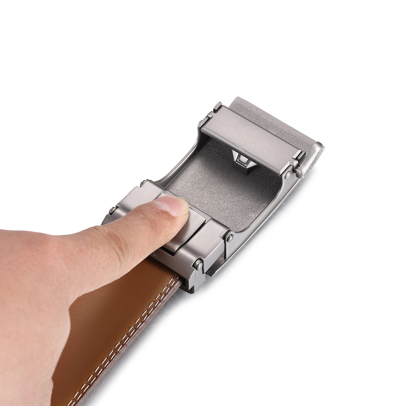 Personalisierter Opa-Ledergürtel mit Namen & Faustgruß