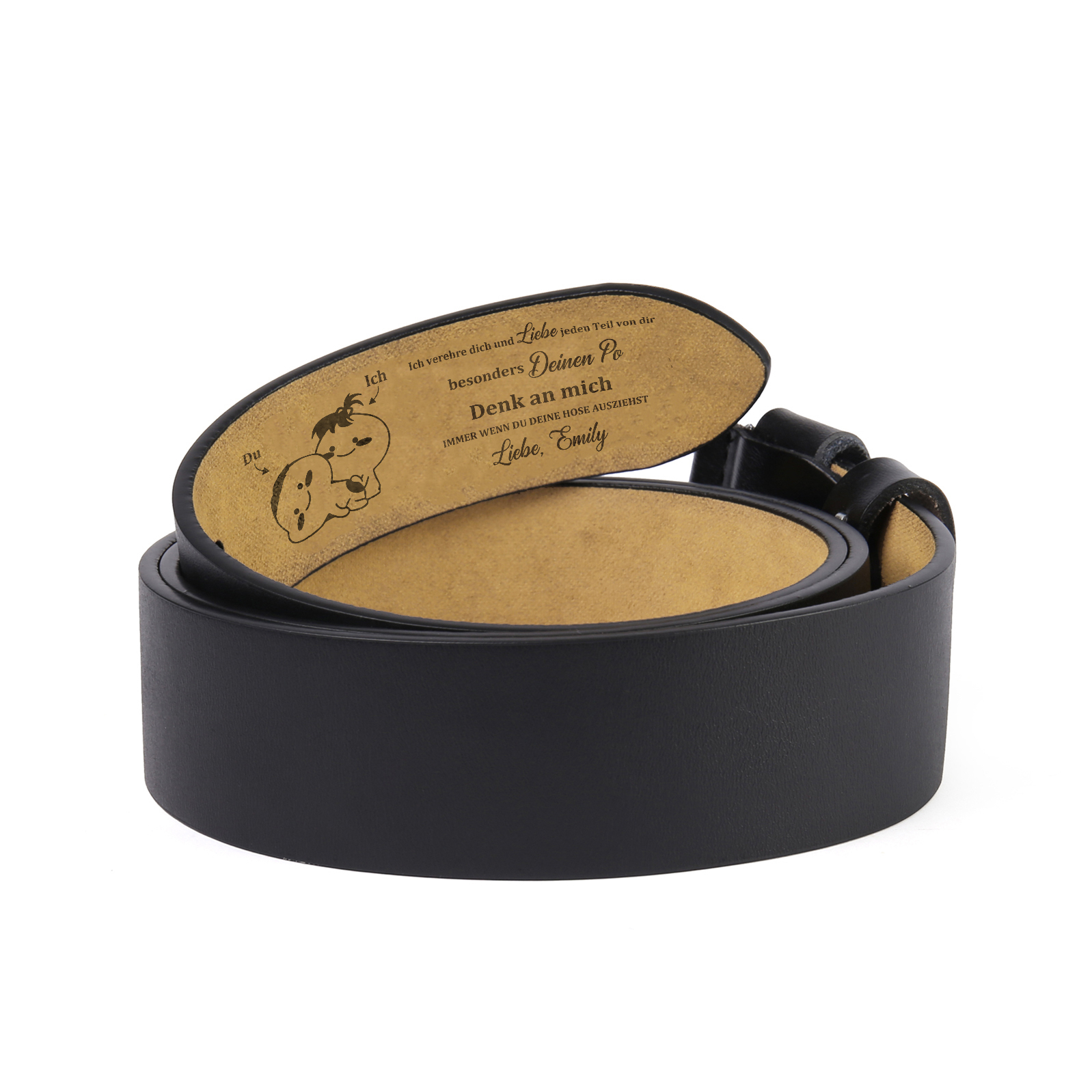 Personalisierter Herren Gürtel liebe jeden Teil von dir Geschenk für Ihren Partner Männer