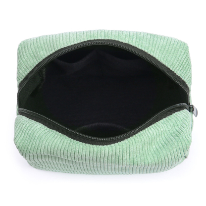 Personalisierter 1 Name & Geburtsblume Kord Schminktasche