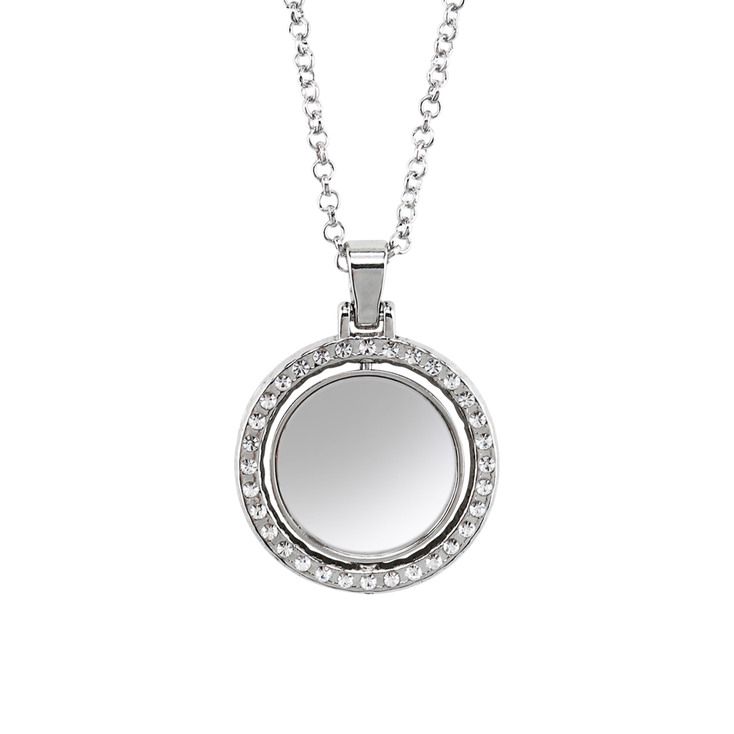 Personalisierbares 1 Foto drehbare Foto-Halskette