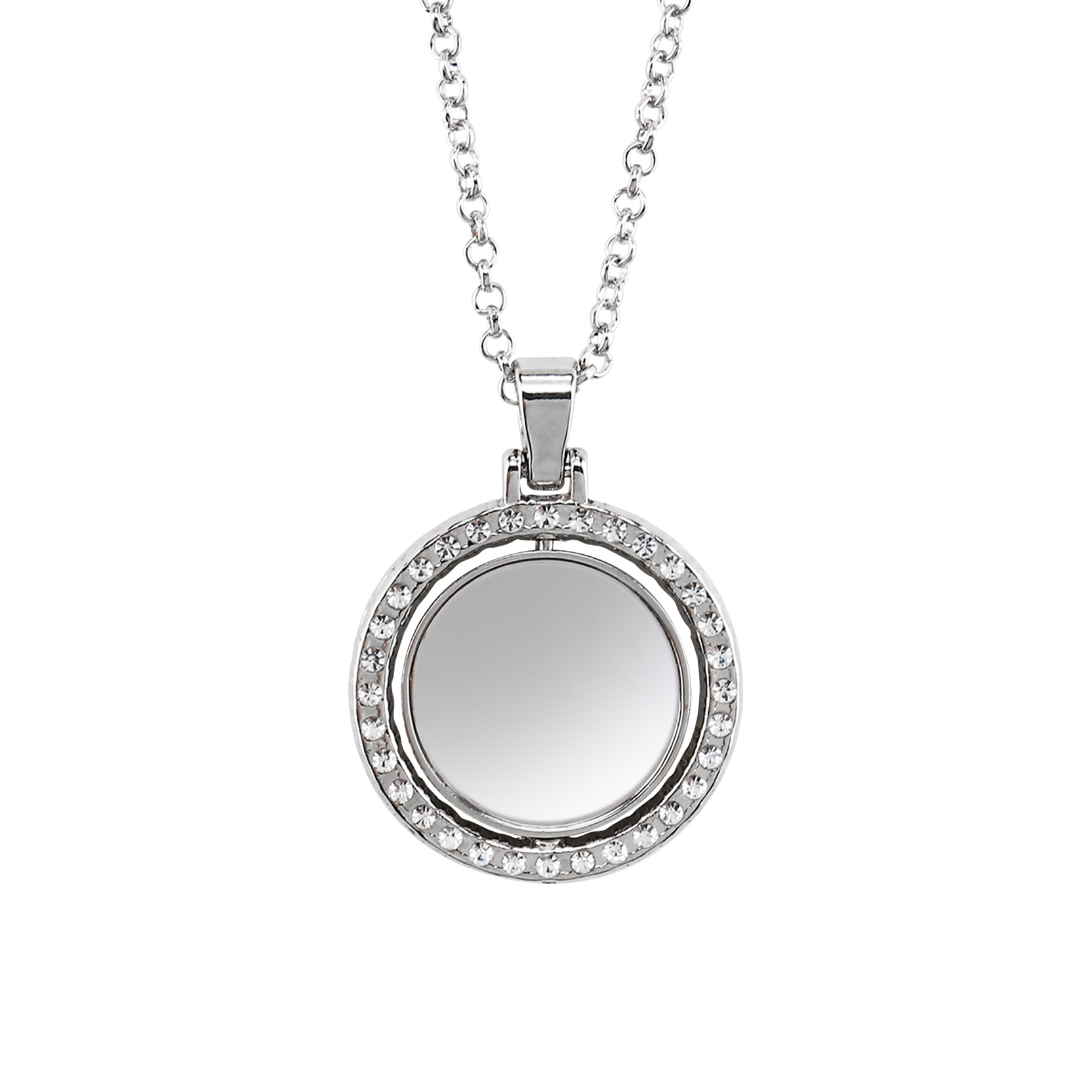 Personalisierbares 1 Foto drehbare Foto-Halskette