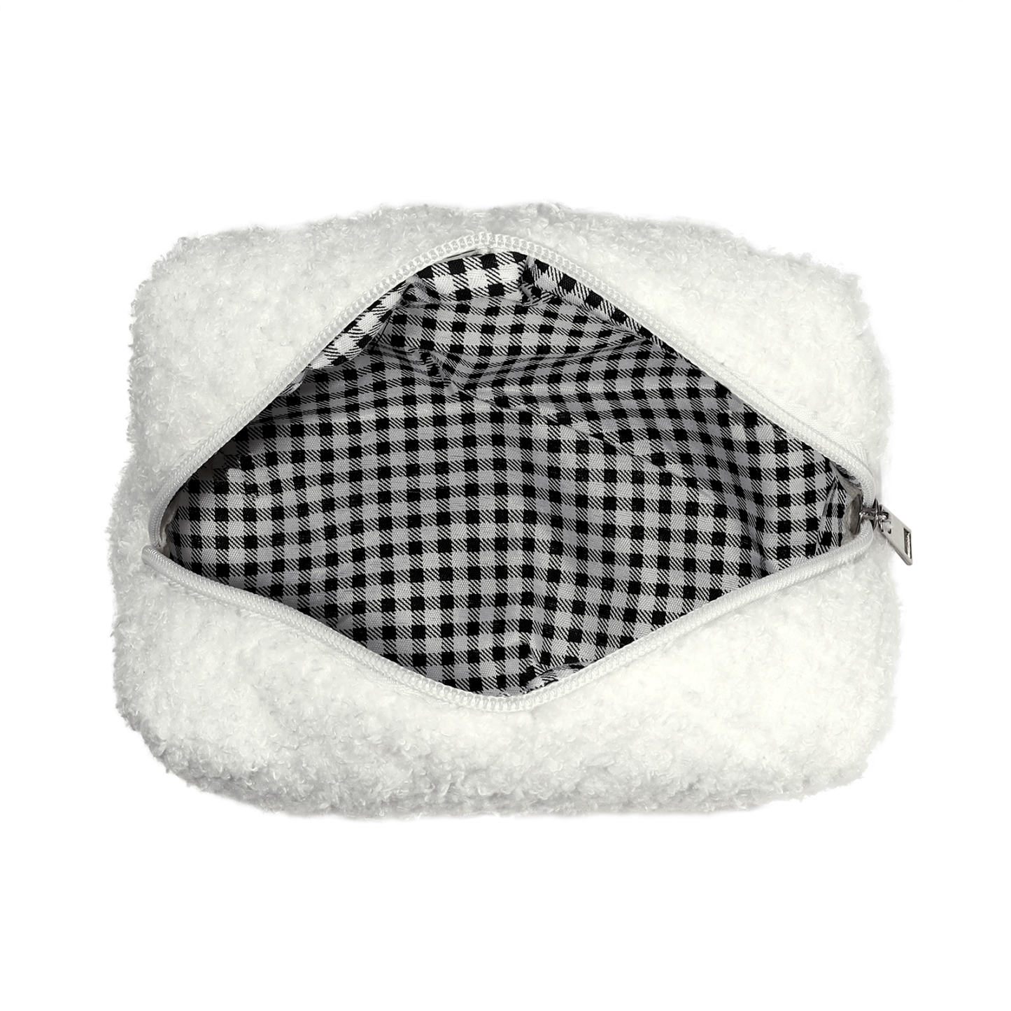 Personalisierter 1 Name Plüsch tragbar Schminktasche