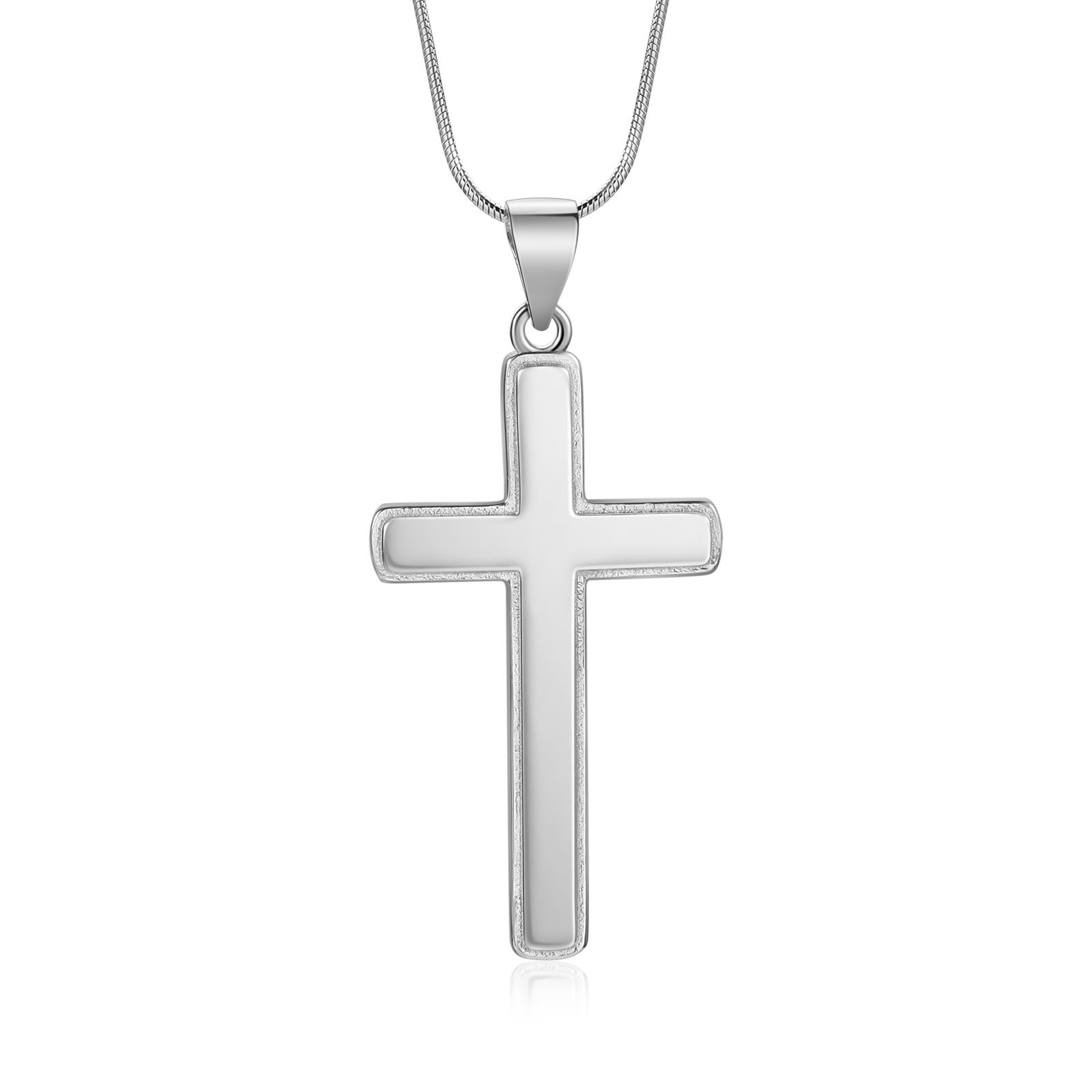 925 Sterling Silber An Unseren Sohn von Mama & Papa  Kommunion Kreuz Halskette - Geschenk mit Nachrichtenkarte