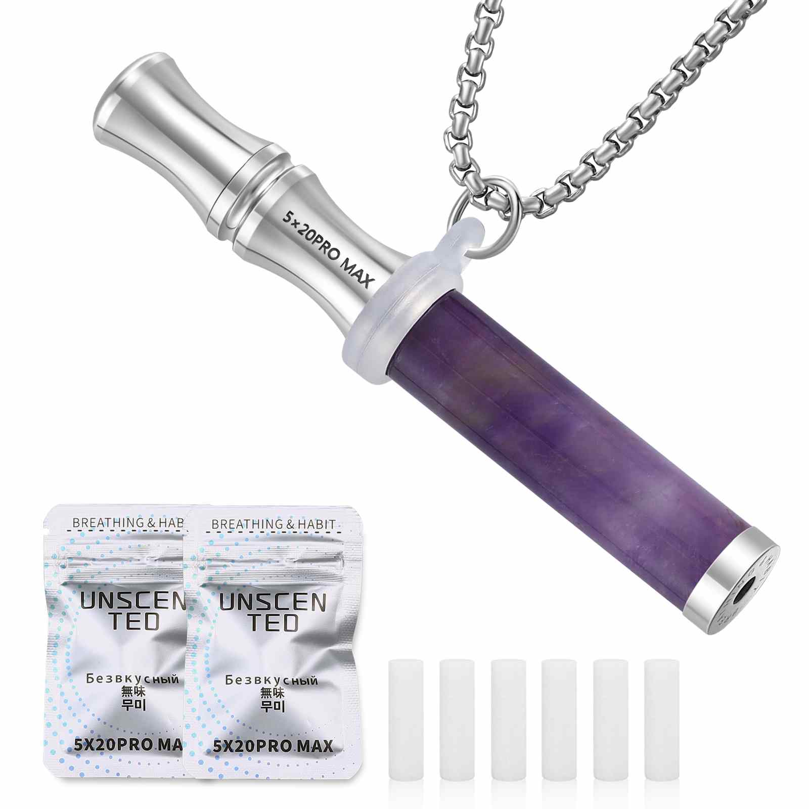 Atemtrainer-Anhänger – Stressfrei meditieren, Geschenk