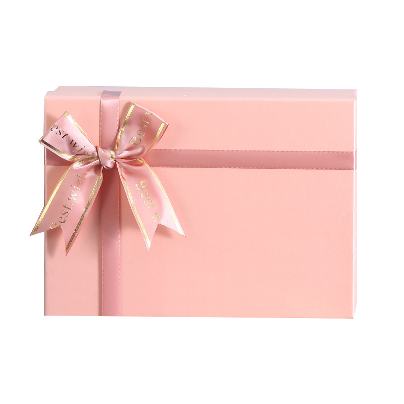 Hochwertige Rosa Geschenbox-Tragbare Geschenkbox