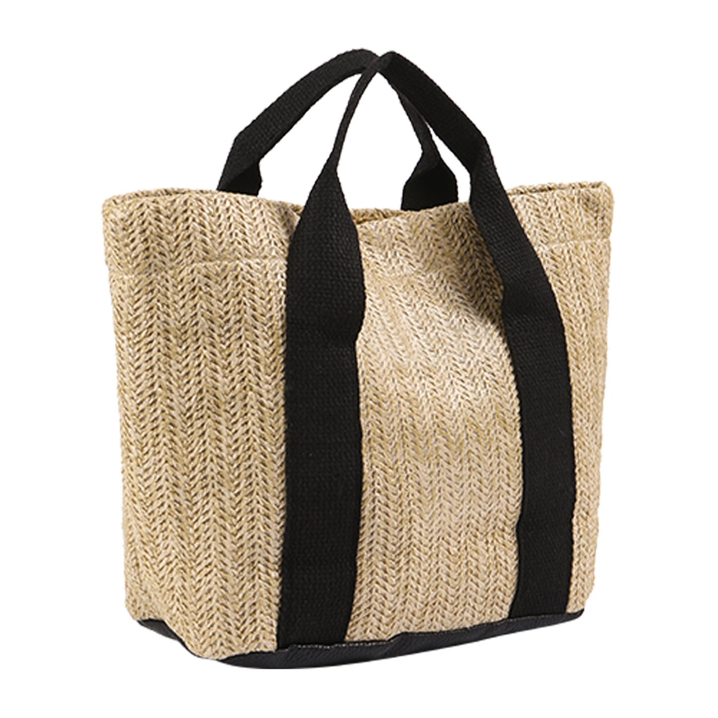 Personalisierbarer Name in 5 Stile Stroh Leinen Damen-Tasche