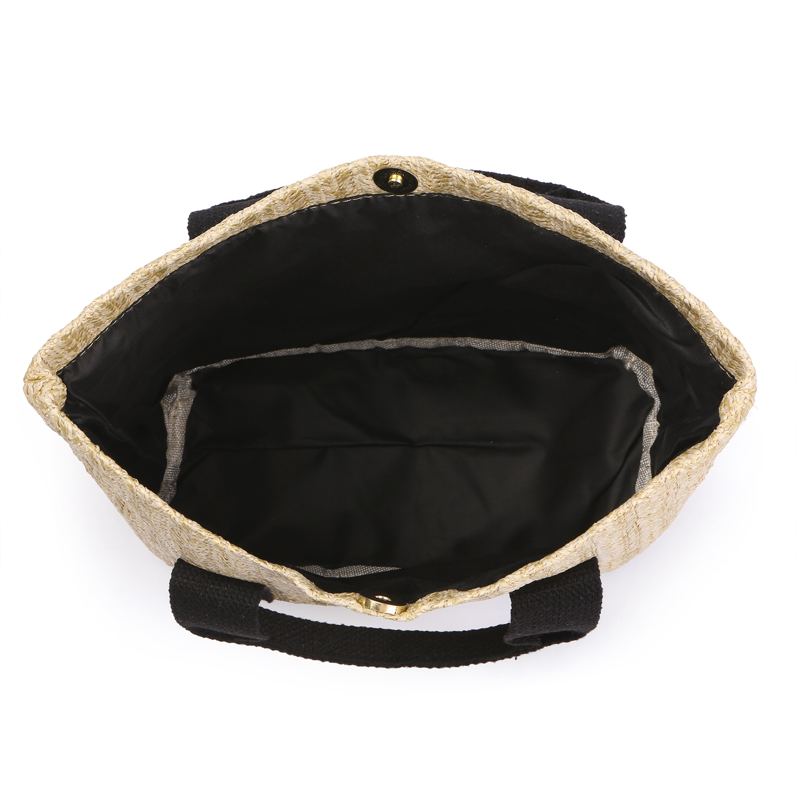 Personalisierbarer Name in 5 Stile Stroh Leinen Damen-Tasche