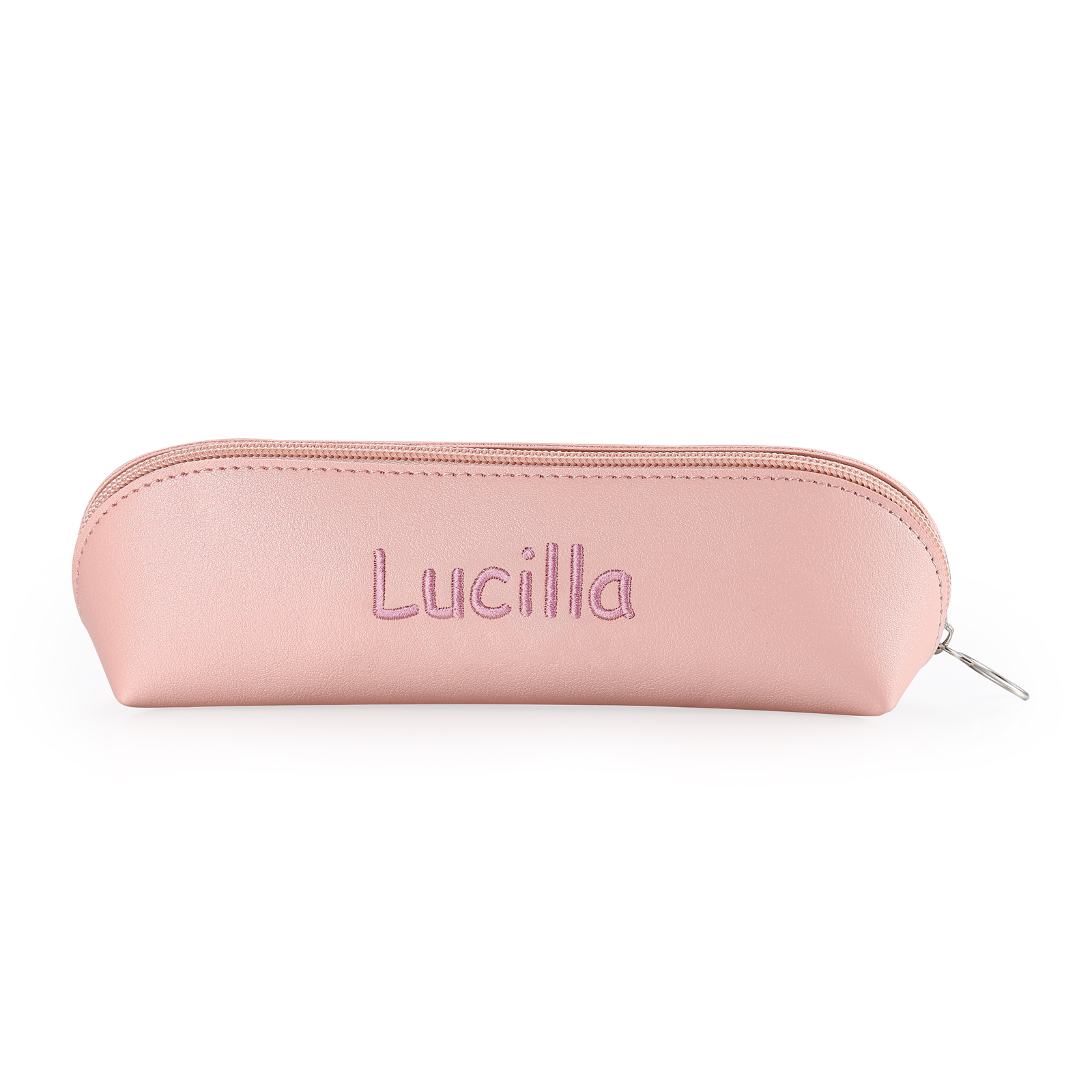 Personalisierter Name in 8 Farben Leinwand PU-Leder Stifteetui Stifttasche