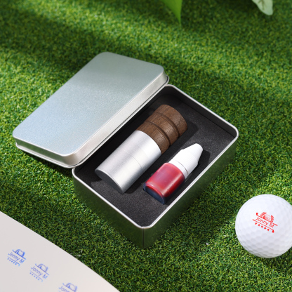 Personalisierter Golfballstempel – individuelle Initialen oder 1 Name, Geschenk für Golfer, Männer, Frauen, Vater, Ehemann, Freund, individueller Logo-Stempel, Ballmarker, Golfball-Marker, Golfzubehör | Jessemade