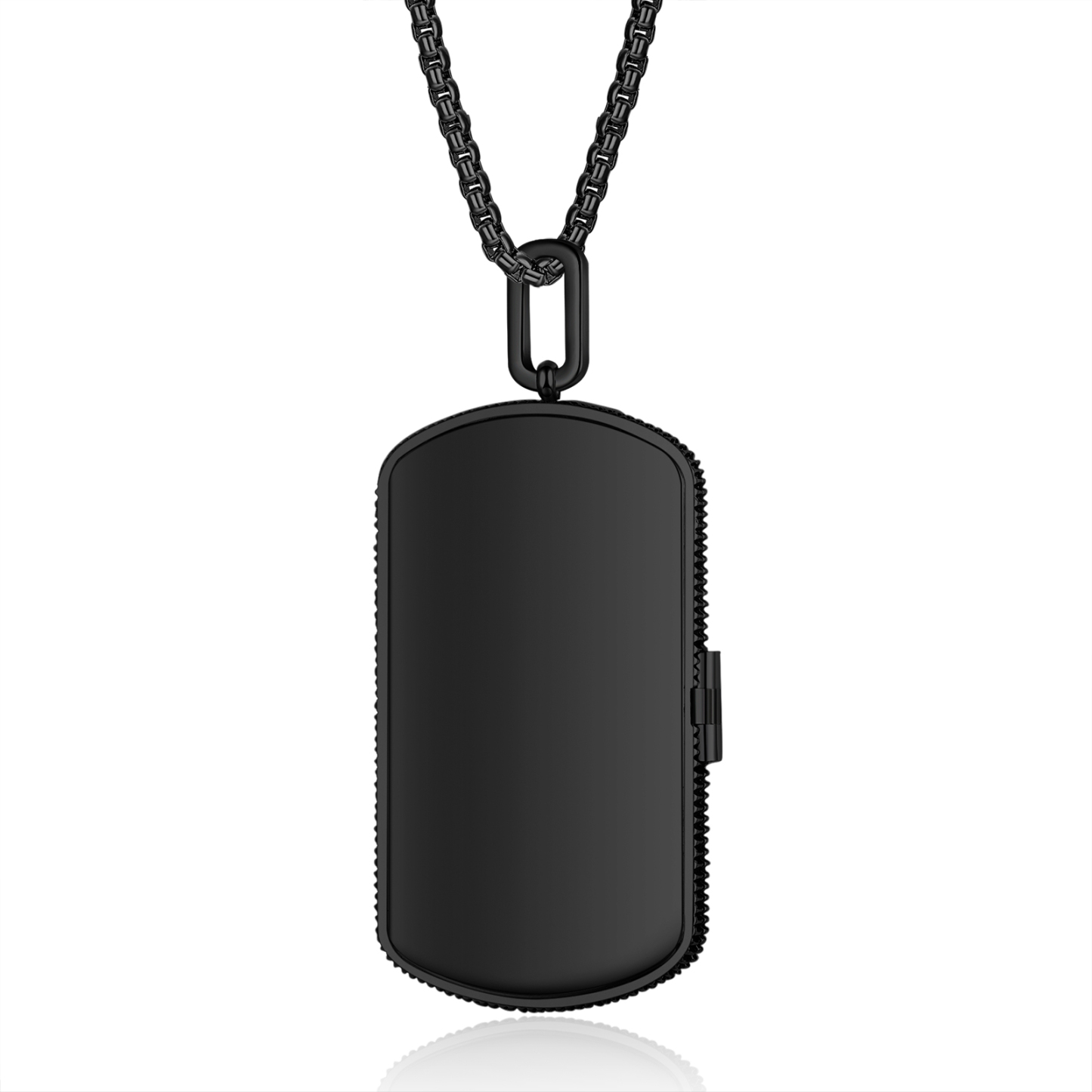 Personalisierte Dog Tag Medaillonkette mit Gravur und 2 Fotos – besonderes Geschenk für Männer