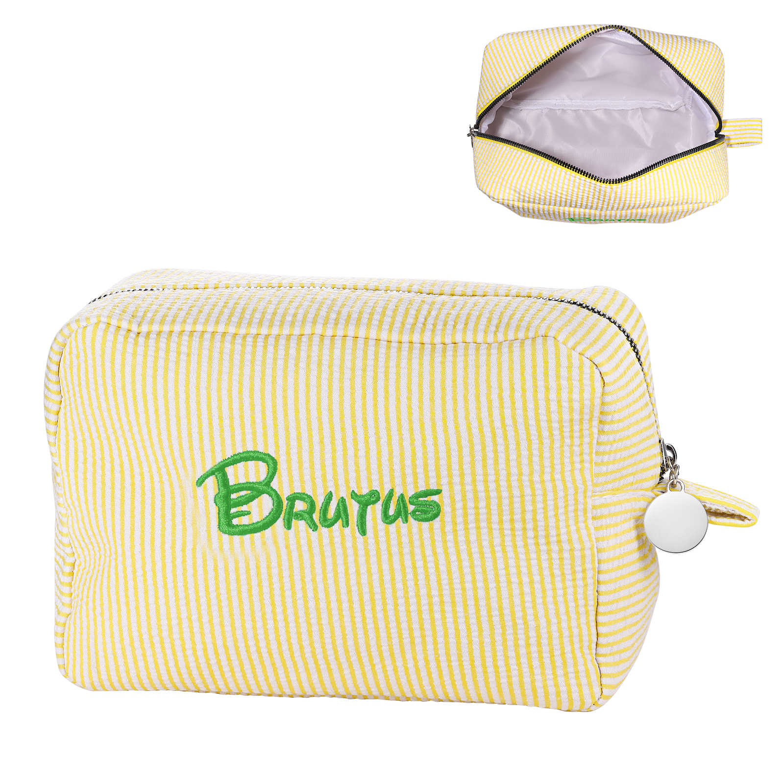Personalisierter 1 Name Baumwolle & Polyester tragbar Schminktasche