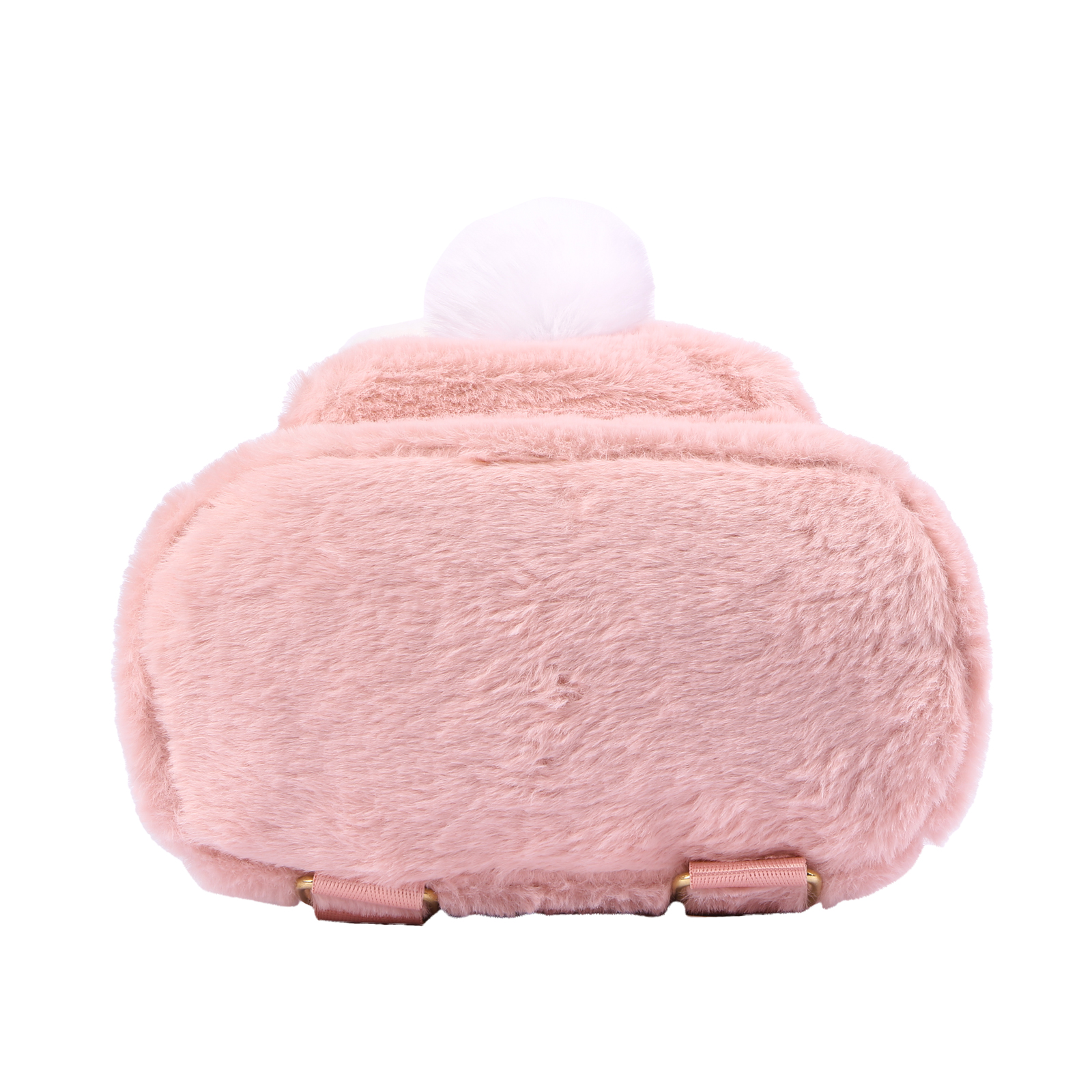 Personalisierter Name Plüsch-Stickerei Rucksack - Schultasche mit Kaninchen und Schweif-Motiv für Kinder