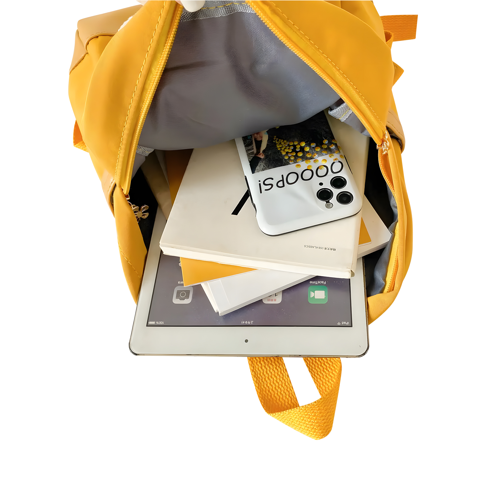 Personalisierte Name Rucksack Schüler Schultasche in 5 Farbe mit Bär