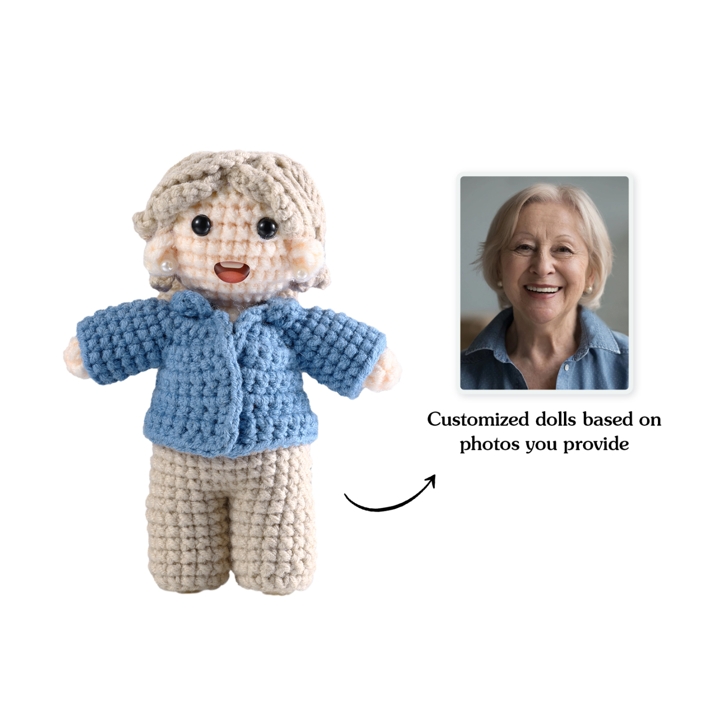 Kettenmachen Handgefertigter Personalisierter Foto Bobblehead Super Dad aus Polymer Lehm Deko 129.99