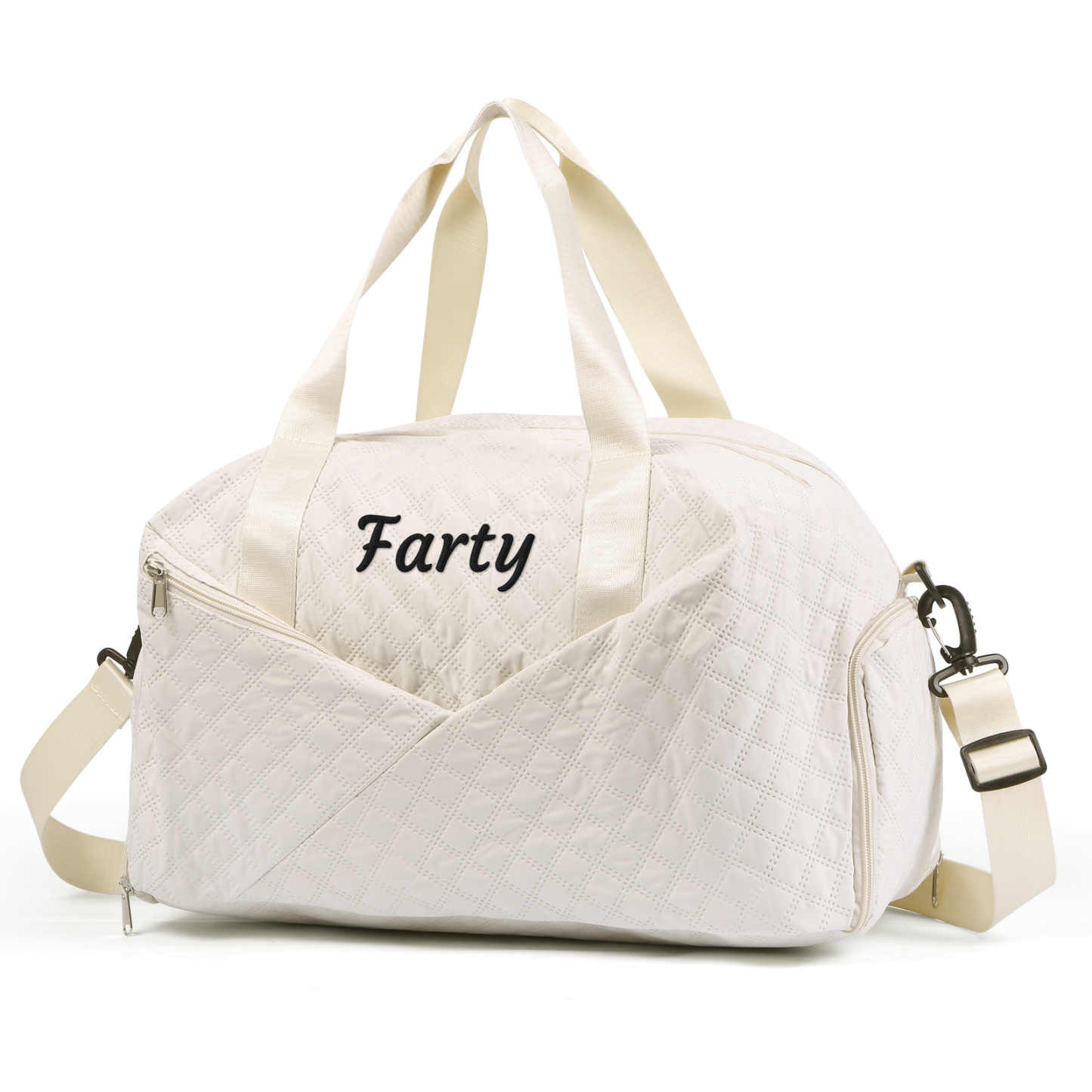 Personalisierter 1 Name Oxford-Stoff Reisetasche/Gymtasche in 3 Farben