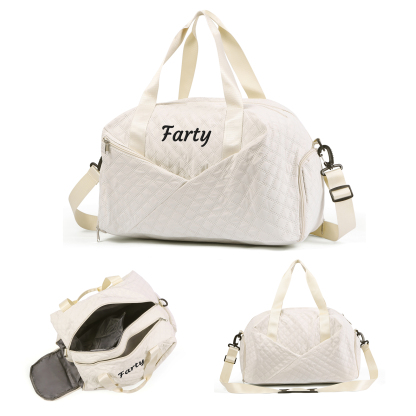 Personalisierter 1 Name Oxford-Stoff Reisetasche/Gymtasche in 3 Farben